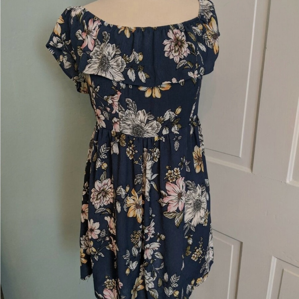 Floral Off-Shoulder Dress